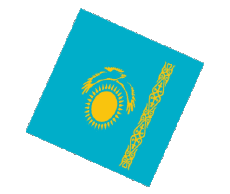 Flags Asia Kazakhstan Sphere - Cube 