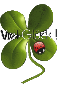 Mensajes Alemán Viel Glück 01 