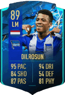 Multimedia Videospiele F I F A - Karten Spieler Niederlande Javairô Dilrosun 