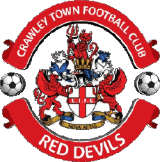 Sports FootBall Club Europe Logo Royaume Uni Crawley Red Devils 