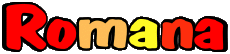 Prénoms FEMININ - Espagne R Romana 
