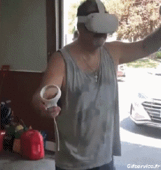 Humor - Fun GENTE Casco de realidad virtual Serie 01 