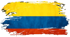 Drapeaux Amériques Colombie Rectangle 