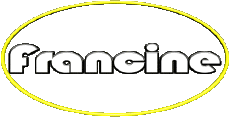 Vorname WEIBLICH - Frankreich F Francine 
