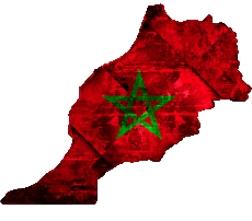 Drapeaux Afrique Maroc Carte 