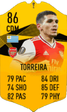 Multimedia Vídeo Juegos F I F A - Jugadores  cartas Uruguay Lucas Torreira 