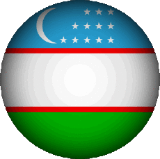 Banderas Asia Uzbekistán Ronda 