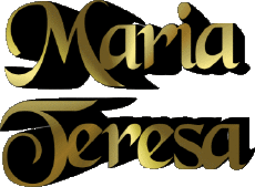 Prénoms FEMININ - Italie M Composé Maria Teresa 