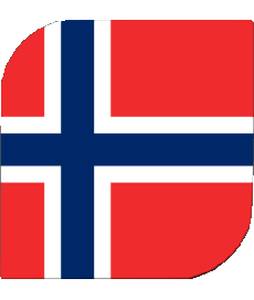 Drapeaux Europe Norvège Carré 