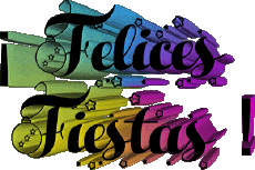 Messages Espagnol Felices Fiestas Serie 04 