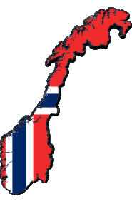 Banderas Europa Noruega Mapa 