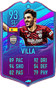 Multi Media Video Games F I F A - Card Players Spain David Villa 
