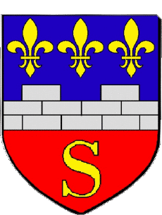 Blasone-Bandiere Francia Dipartimenti - Città 49 SAUMUR 