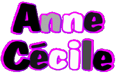 Nome FEMMINILE - Francia A Composto Anne Cécile 