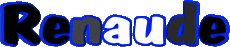 Vorname WEIBLICH - Frankreich R Renaude 