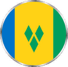 Flags America Saint Vincent and the Grenadines Round 