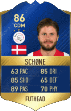 Multi Média Jeux Vidéo F I F A - Joueurs Cartes Danemark Lasse Schone 