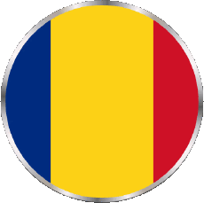 Drapeaux Europe Roumanie Rond 