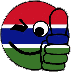 Bandiere Africa Gambia Faccina - OK 