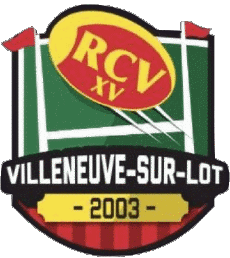 Sport Rugby Club Frankreich Logo Dept 47 RC Villeneuve XV 