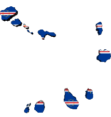 Bandiere Africa Capo Verde Vario 
