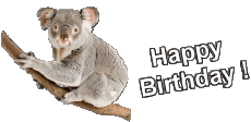 Messages Anglais Happy Birthday Animals 013 