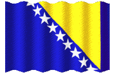 Banderas Europa Bosnia herzegovina Ondulación 