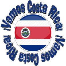 Messages Spanish Vamos Costa Rica Bandera 