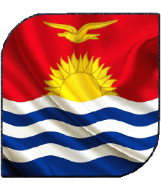 Banderas Oceanía Kiribati Plaza 