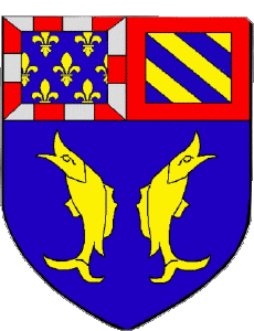 Banderas Francia Departamentos - Ciudades 21 MONTBARD 