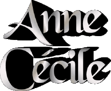 First Names FEMININE - France A Composed Anne Cécile 