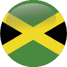 Drapeaux Amériques Jamaïque Rond 