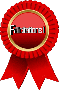 Nachrichten Französisch Félicitations 01 