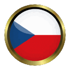 Drapeaux Europe Tchéquie Rond - Anneaux 
