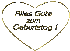 Nachrichten Deutsche Alles Gute zum Geburtstag Herz 001 