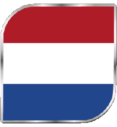 Bandiere Europa Paesi Bassi Quadrato 