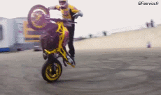 Humor -  Fun Transport Motorräder Freestyle Fun Win 