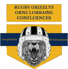 Sports Rugby Club France Logo Dept 54 Grizzlys Orne Lorraine Confluences 
