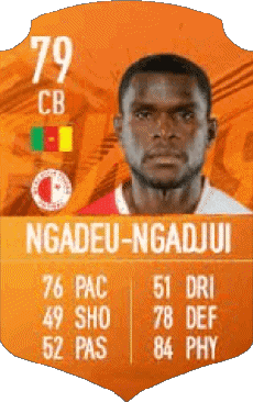Multimedia Vídeo Juegos F I F A - Jugadores  cartas Camerún Michael Ngadeu 