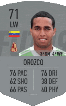 Multi Media Video Games F I F A - Card Players Venezuela Yohandry Orozco 