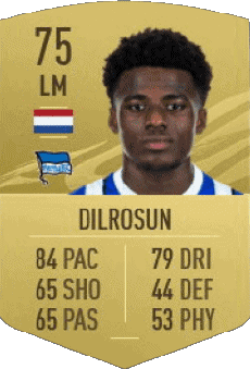 Multimedia Videospiele F I F A - Karten Spieler Niederlande Javairô Dilrosun 