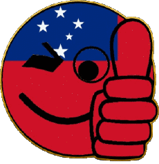 Flags Oceania Samoa Smiley - OK 