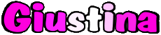 Prénoms FEMININ - Italie G Giustina 