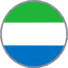 Flags Africa Sierra Leone Round 