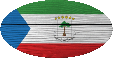 Bandiere Africa Guinea Equatoriale Ovale 01 