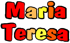 Vorname WEIBLICH - Italien M Zusammengesetzter Maria Teresa 