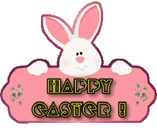 Messagi - Smiley Inglese Happy Easter 02 