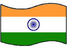 Banderas Asia India Rectángulo 