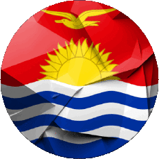 Drapeaux Océanie Kiribati Rond 