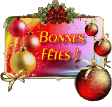 Messages Français Bonnes Fêtes (Noël) Série 09 